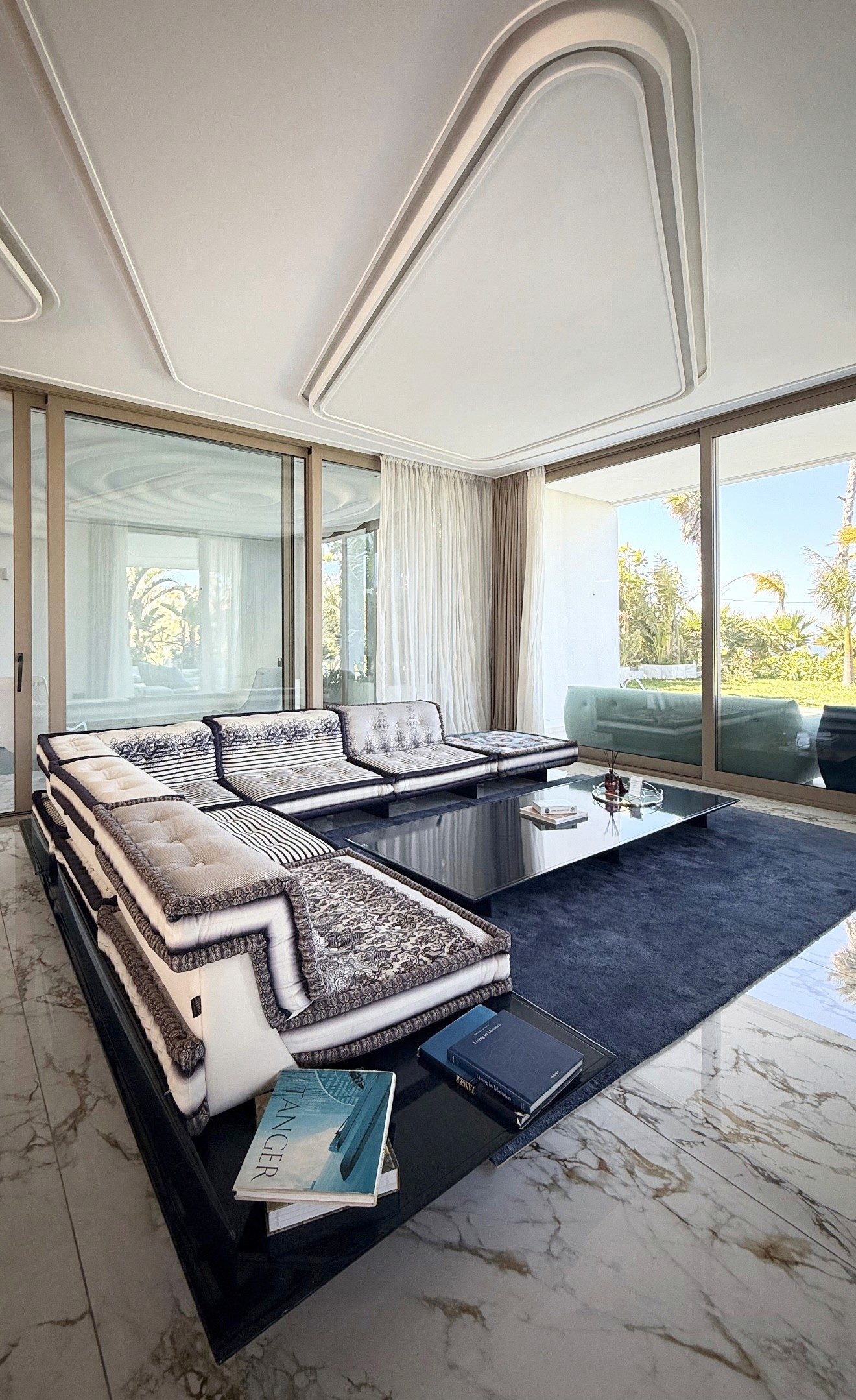 Salon d'exception d'une villa à Tanger