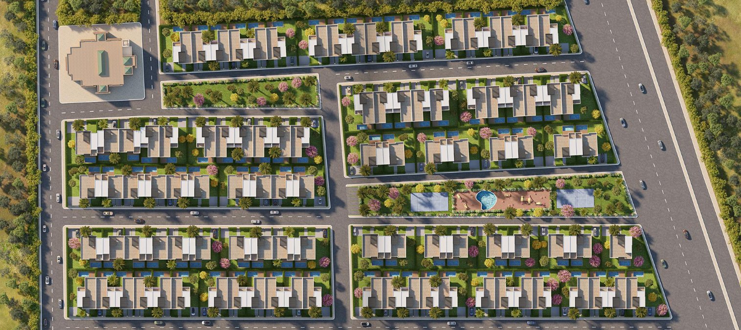 Plan de masse du domaine L'Orée du Palm